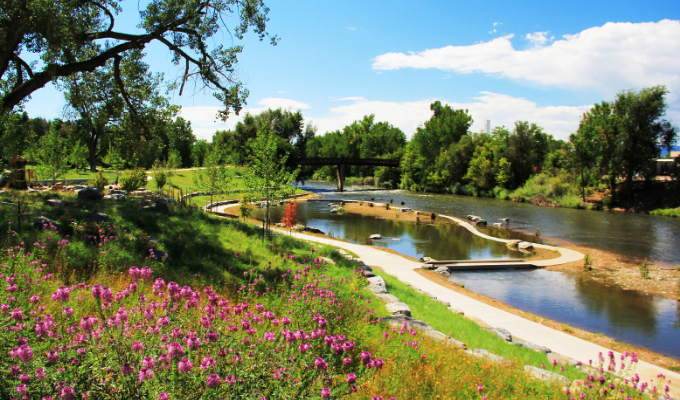 Grant Frontier Park on the South Platte River, Denver, CO | Photo by Brandon Parsons