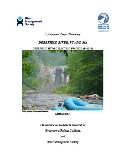 Deerfield River Project, Deerfield River, Vermont and Massachusetts