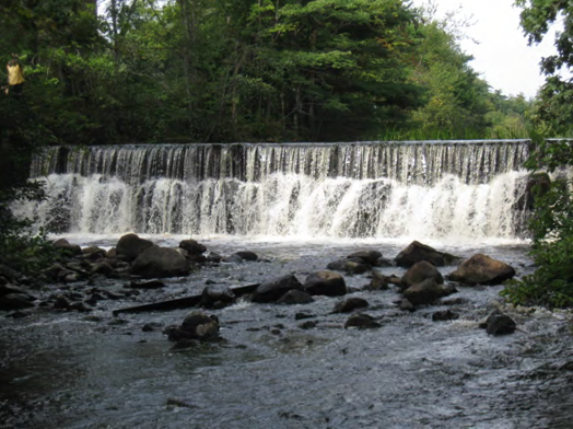 South Middelton Dam on the Ipswich River in northeastern Massachusetts before removal in 2021 | Photo courtesy of Ipswich River Watershed Association