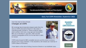 CSPA Fall 2022 Newsletter: The Tyranny of the Deal, Defending Section 401 of the Clean Water Act, & CSPA Told You So