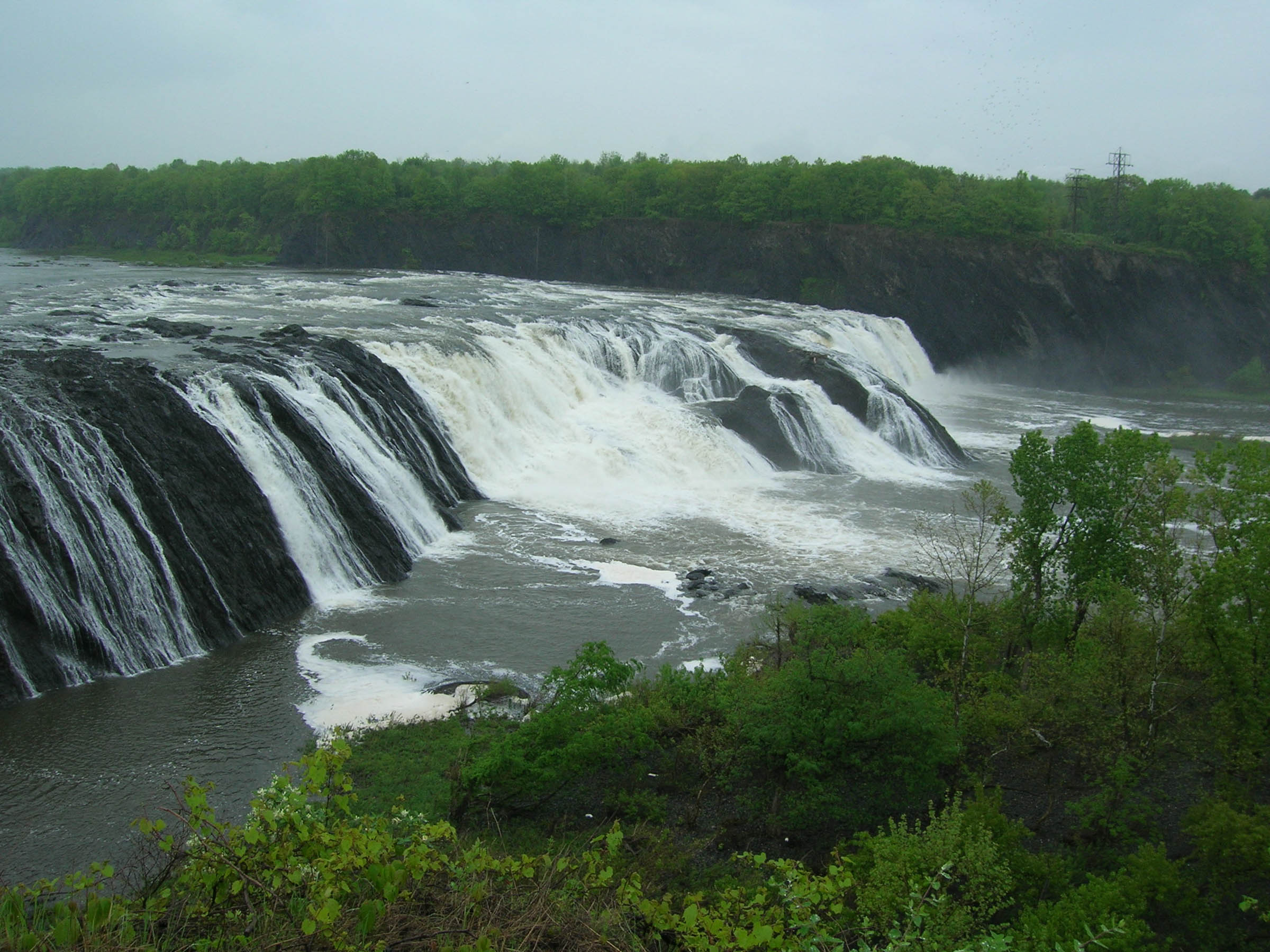 Cohoes Falls. Photo courtesy of the National Park Service.